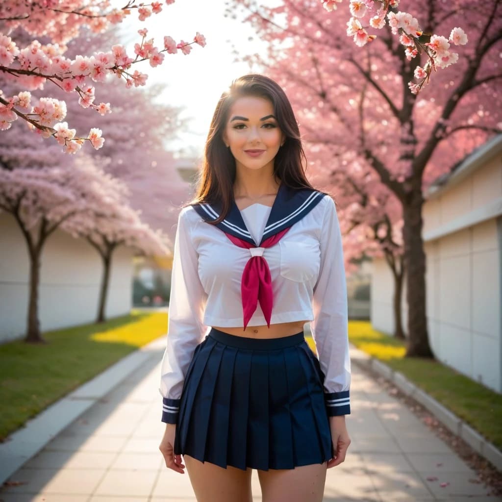AI generated anime cosplay example