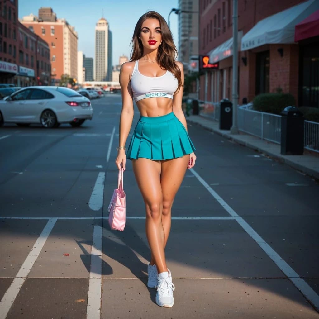 AI generated athleisure tennis style example